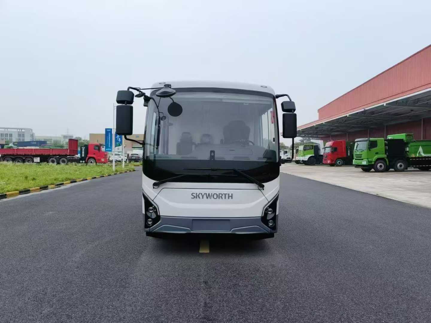 創(chuàng)維18噸純電動壓縮式垃圾運(yùn)輸車圖片2